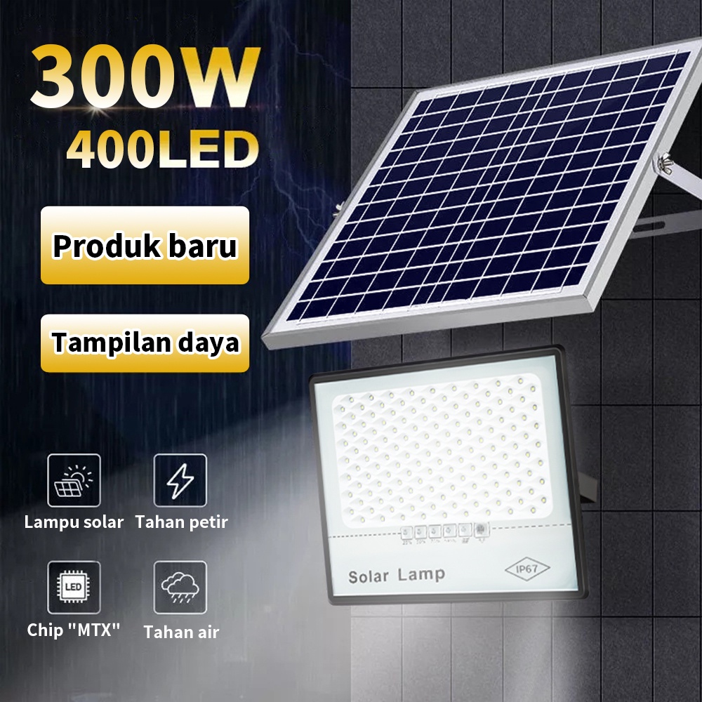 Ditingkatkan 100W Lampu Jalan Tenaga Surya Solar Cell Panel Surya  Lampu emergency lampu taman lampu lampu dinding lampu tenaga surya lampu tenaga matahari lampu taman lampu outdoor lampu taman dinding lampu