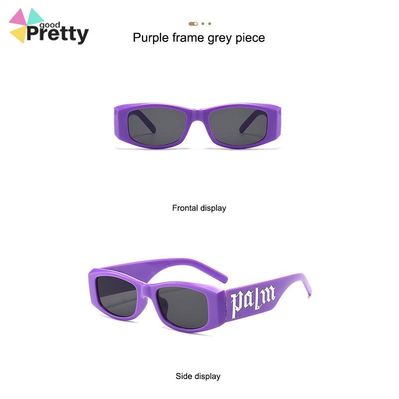 Kacamata Hitam Anti Radiasi Sunglass Retro Punk Hip-hop Gaya Untuk Wanita/Pria - PD