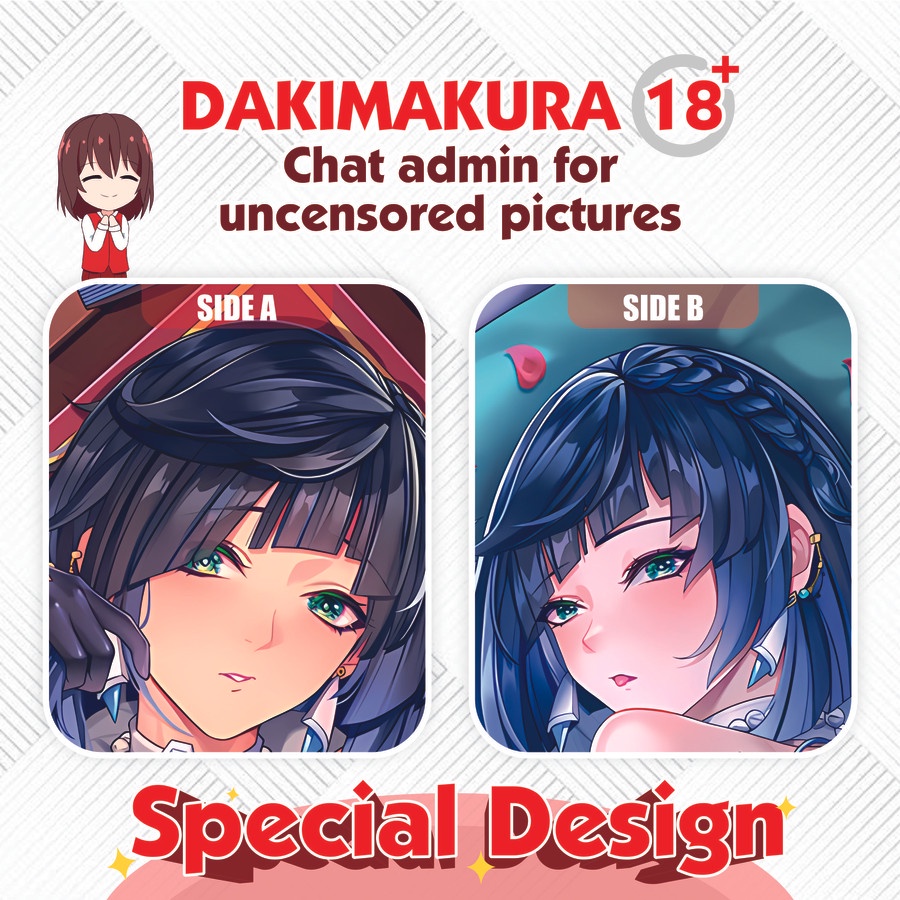 Dakimakura Yelan Genshin Impact 150x50 cm (Cover Only)