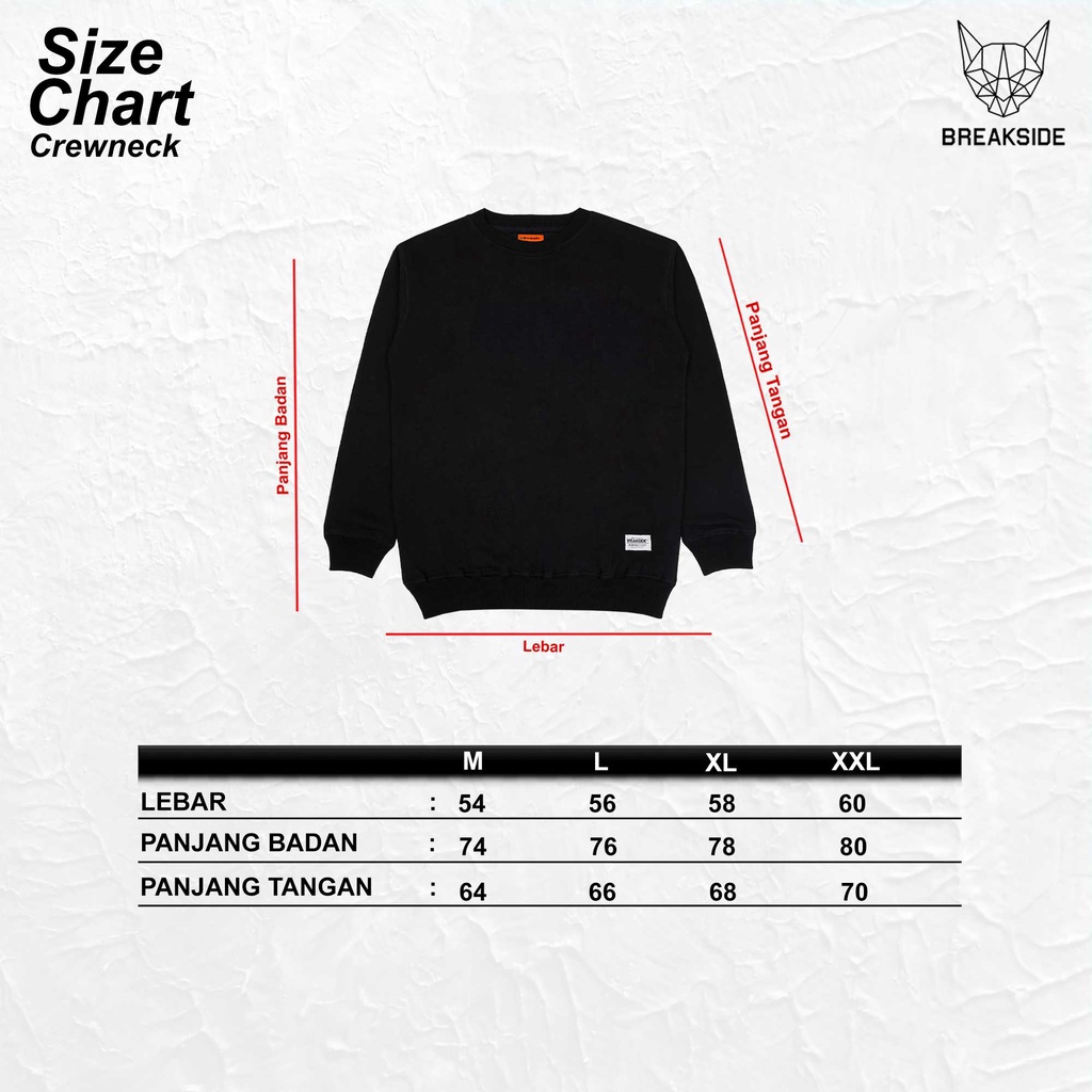 SWEATER CREWNECK BREAKSIDE SWEET BLACK