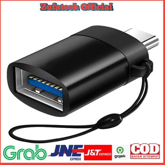 USB Female to USB Type C OTG Adapter