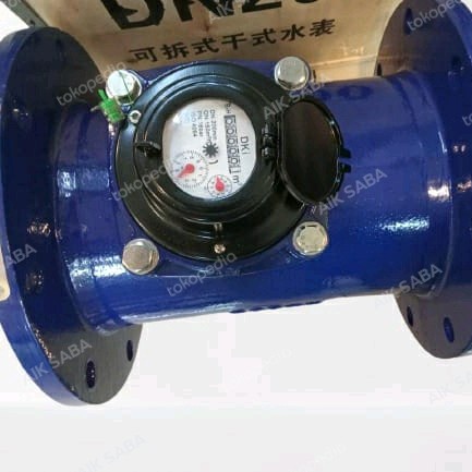 Pengukur Meteran Air 6" Inch / Water Meter / Flow Meter Cast Iron Dki