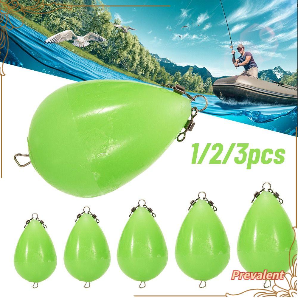 Preva 1 /2/3pcs Asisten Tembakan Memancing Lalat Kualitas Tinggi Tackle Bead Sinker Pembantu Cor Panjang