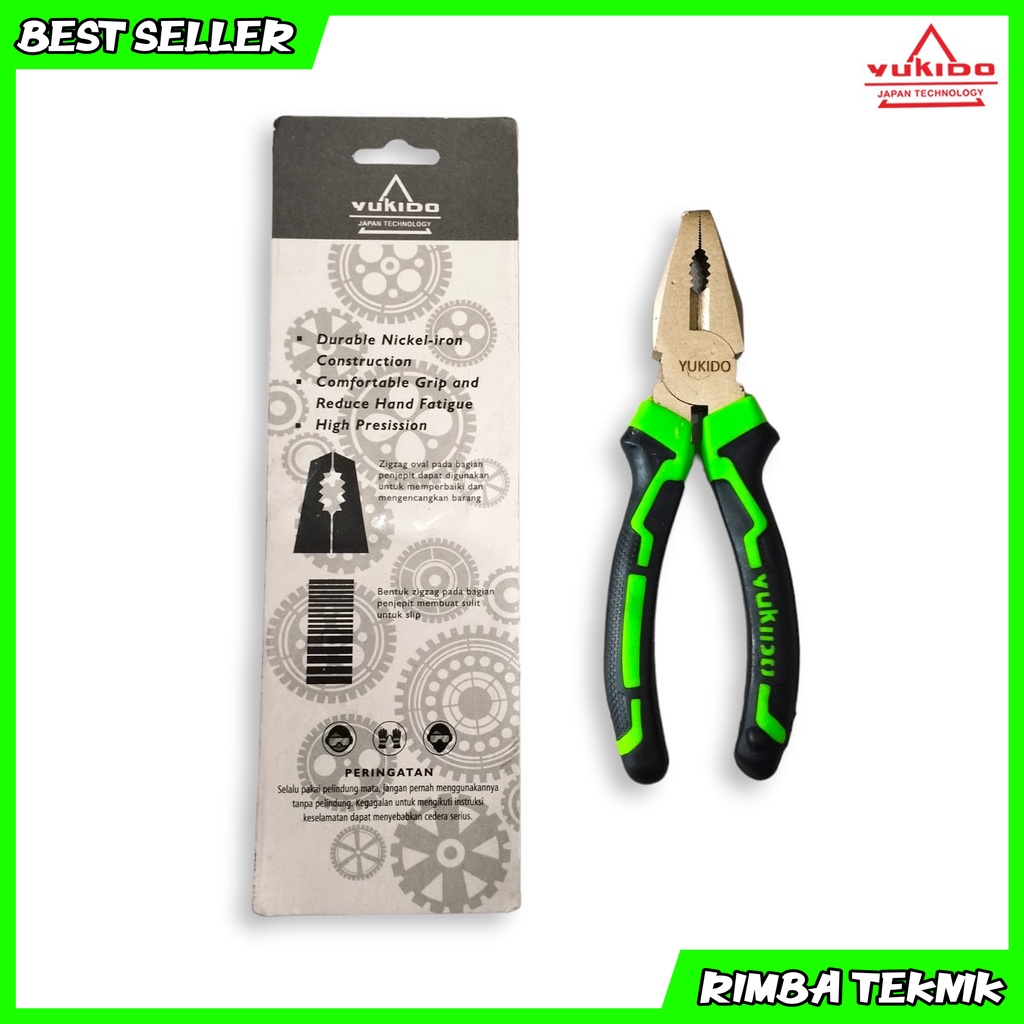 YUKIDO tang kombinasi 7 in linesman pliers AB-77K