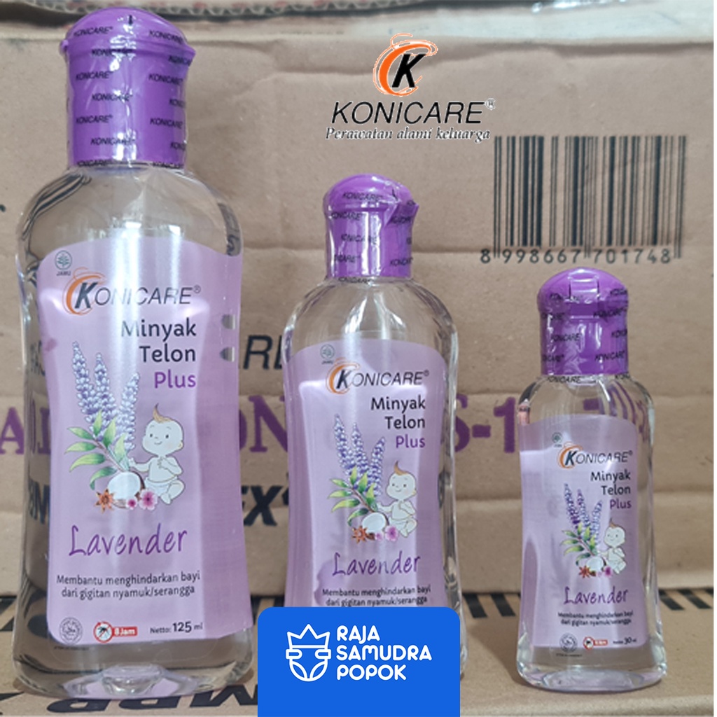 Minyak Telon Plus Lavender Konicare 30ml, 60ml, 125ml