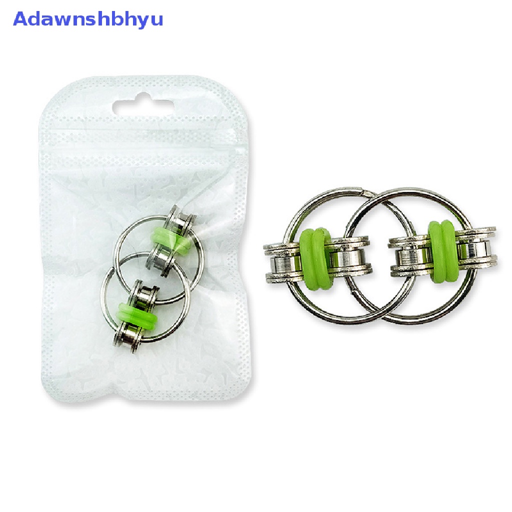 Adhyu Kunci Ring Hand Spinner Fidget Toy Untuk Autism Spinner Mengurangi Stress 5.5 * 2.8cm ID