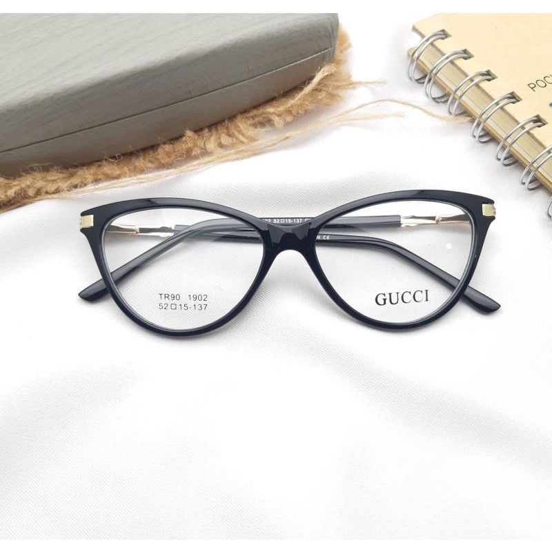 Frame Kacamata cat eye wanita | Kacamata minus Photocromic Anti radiasi | kacamata fashion | lensa photocromic | kacamata hitam | frame lensa | 1902