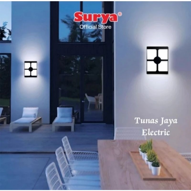 Lampu Hias Dinding Minimalis Modern With LED 24W OBS SWL-02 SURYA