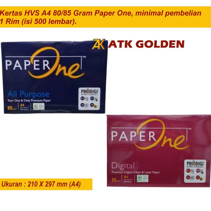 

Kertas HVS Paper One A4 80gr