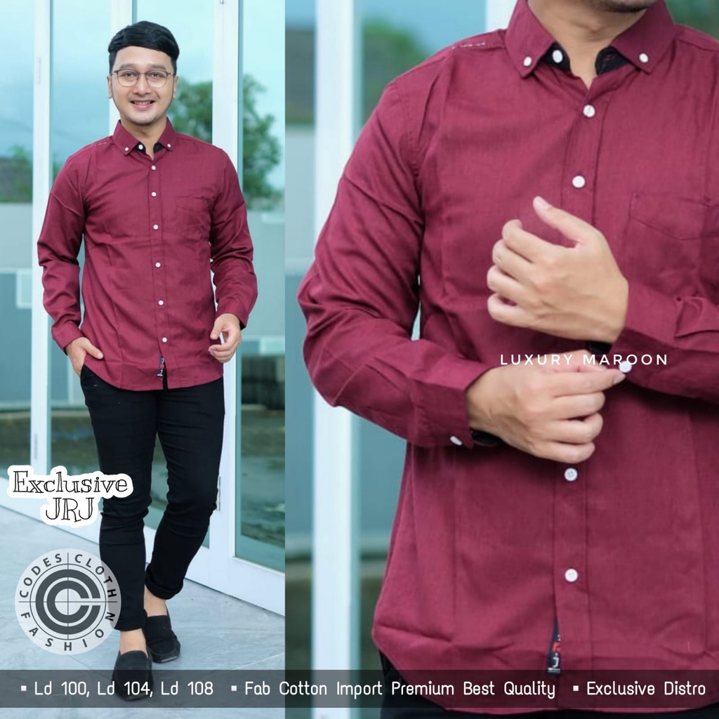 Kemeja Flanel Premium Standard Distro Merk JRJ