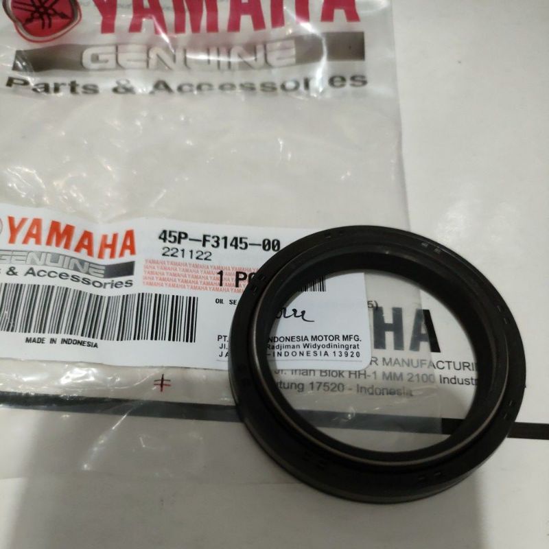 1 BIJI 45p f3145 Oil Seal Shock Depan Byson  orisinil Yamaha
