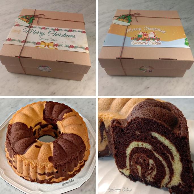 

Parcel/Hampers Natal Marmer Cake