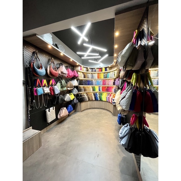 Mr.quilting strap plaid x puff series