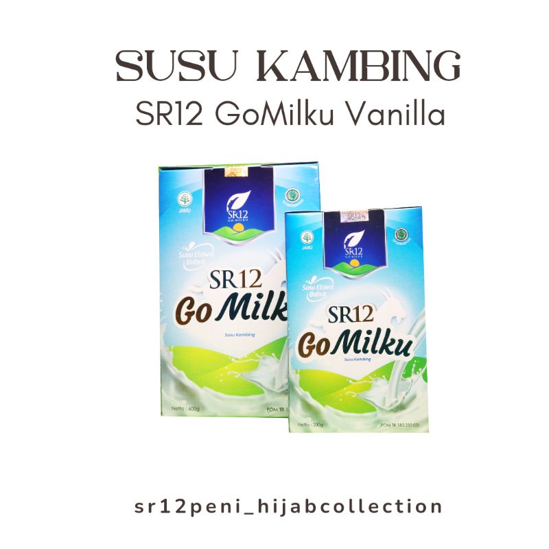 

GoMilku SR12 Susu Kambing Etawa Vanilla 200gr dan 600gr