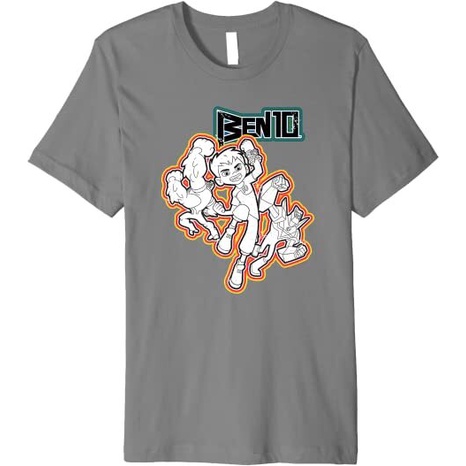 Baju Kaos Dewasa Ben 10 Ben 10 Premium T-Shirt Pakaian Fashion Katun Pria Wanita Distro Lengan Pende