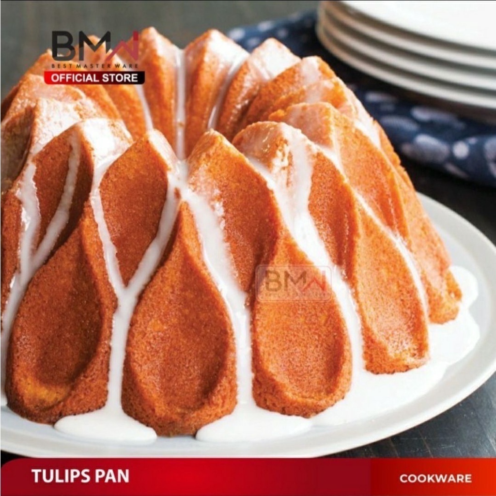 Loyang Kue TULIPS PAN AntiI Lengket Bahan ALUMINIUM Tebal