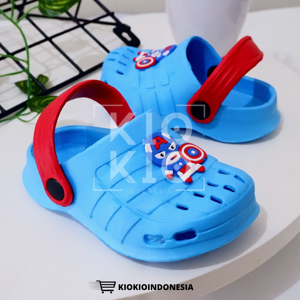 Sandal  kodok anak, sendal kodok anak  baim, sandal crocs anak