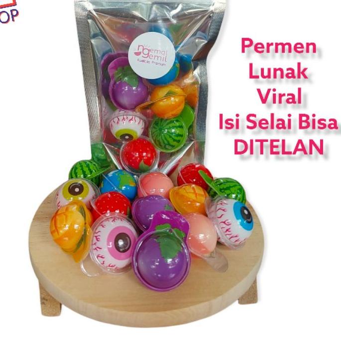 

Model Baru Permen Lunak Viral Isi Selai Kenyal Aneka Rasa Buah Bisa di Telan Kualitas Premium...