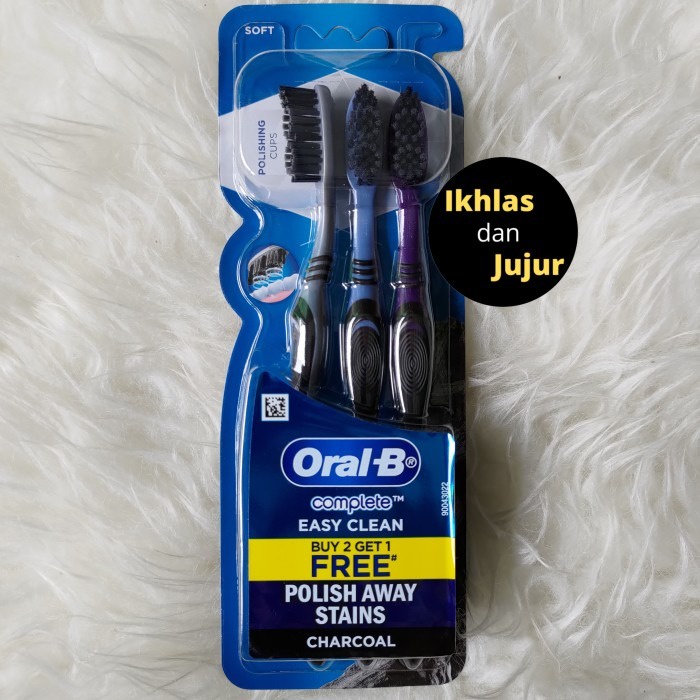 Jual Oral B Complete Easy Clean Charcoal Soft S Sikat Gigi Isi