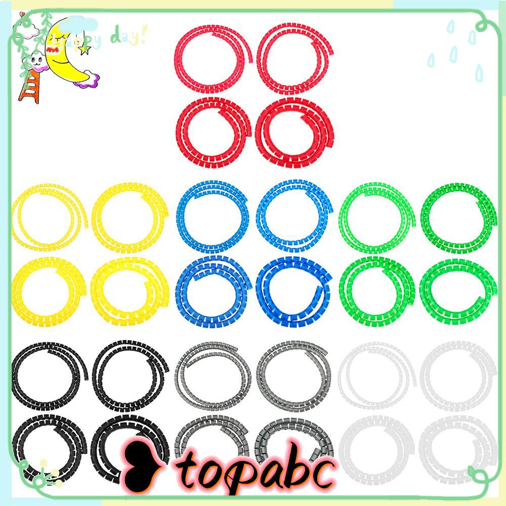 Top Spiral Wire Organizer Cover Tube Penutup Tempat Kabel Bungkus Tube Line Organizer