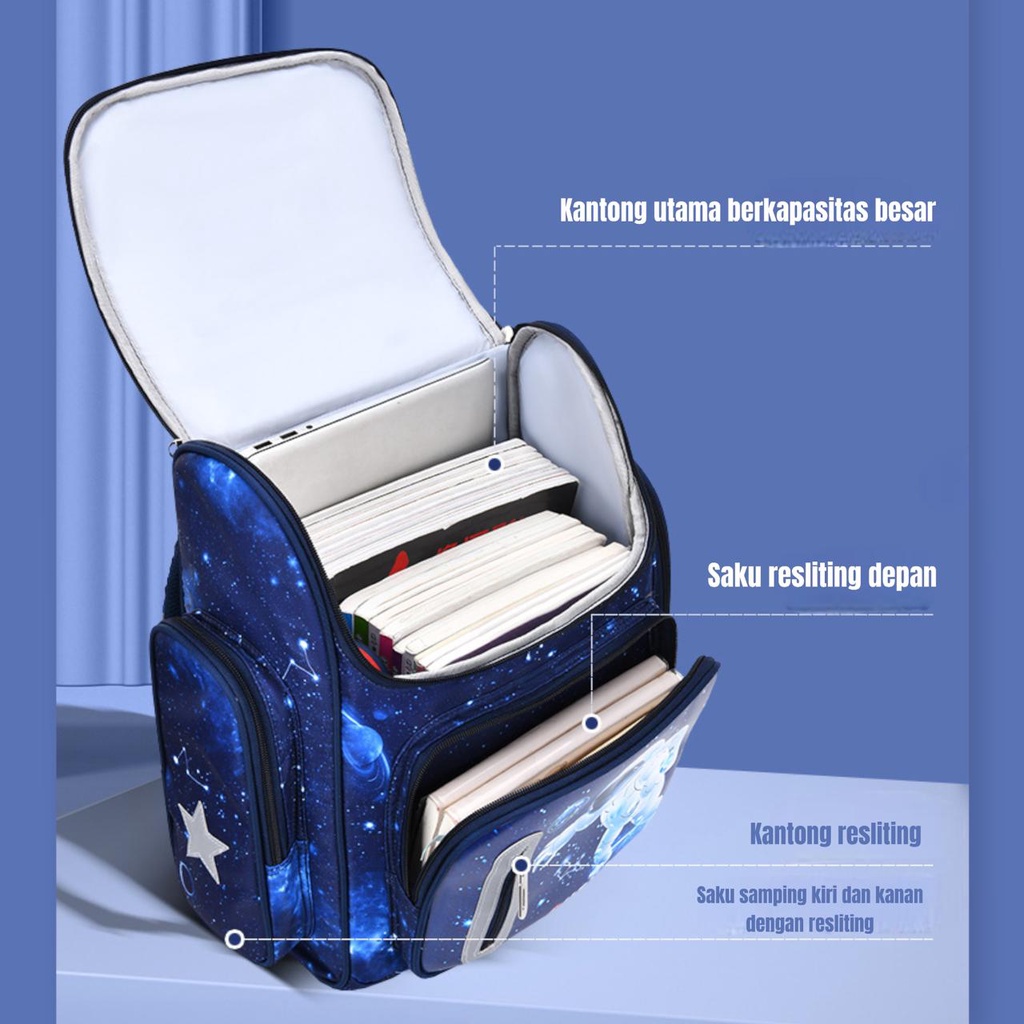 SMARTGIRL TAS RANSEL ANAK SEKOLAH IMPORT SD 00015-00016 / TAS SEKOLAH ANAK LAKI LAKI ASTRONOT