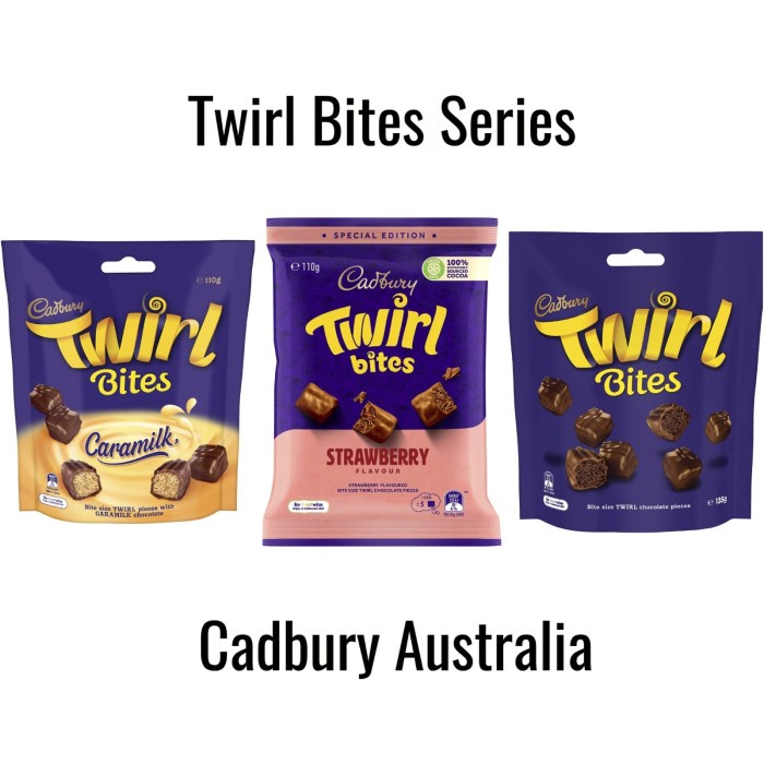 

Widyatmogrosir - Cadbury Twirl Bites 135G/Snack Import/Coklat Cadbury Australia