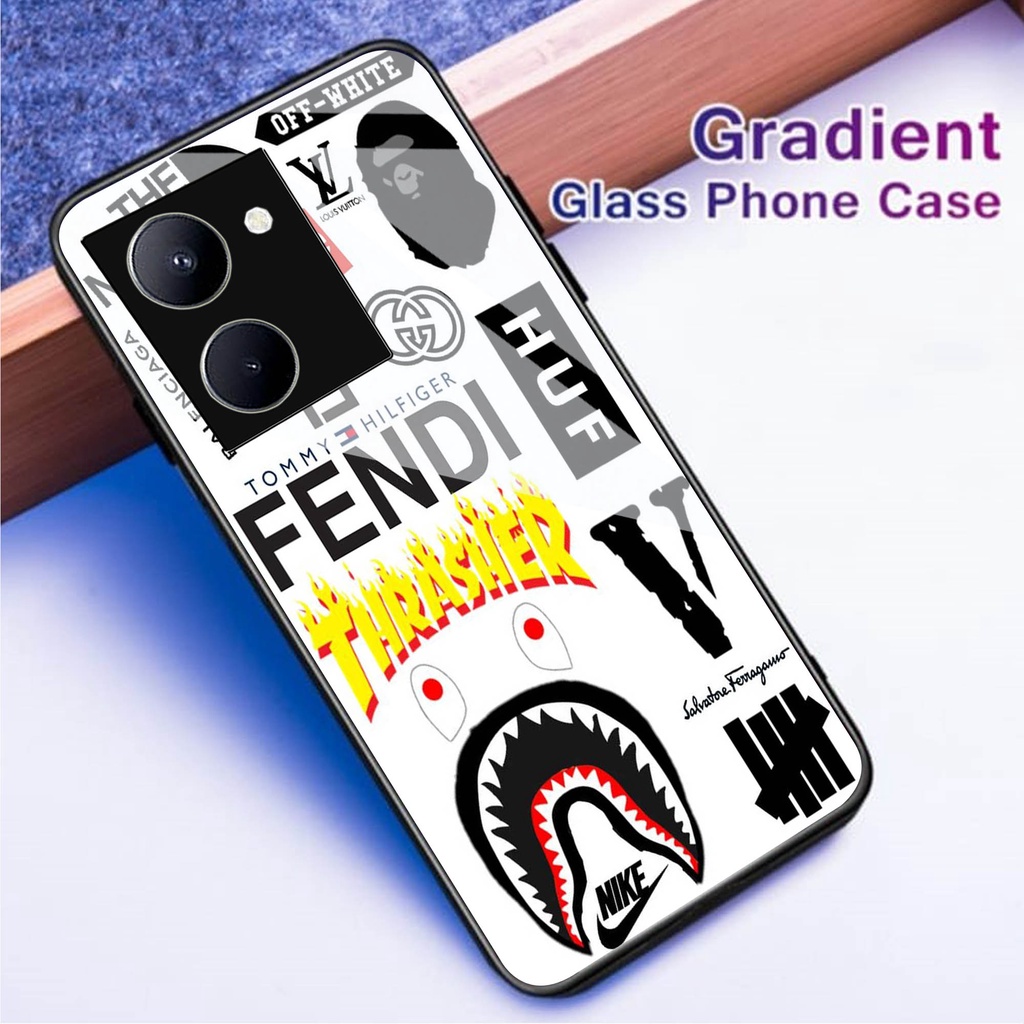 (Q11) Softcase Realme C33 - Softcase Kaca Realme C33 - Case Aesthetic Realme C33 - Case keren Realme