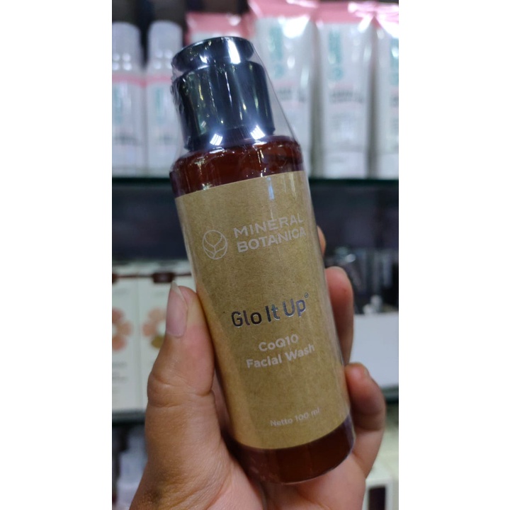 mineral botanica glo it up coq10 FACIAL WASH 100ml