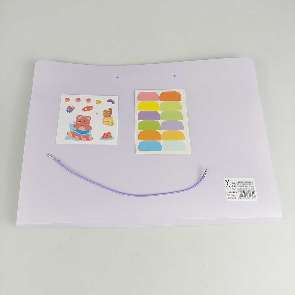 XIYU Tas Folder Plastik Kertas A4 Multi Layer Storage 12 Grid - 5060-12 ( Mughnii )