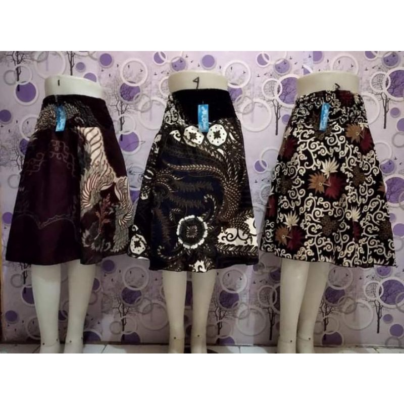 ROK PAYUNG PENDEK DEWASA MOTIF SERBA BATIK DENGAN PINGGANG FULL KARET DI JAMIN YANG TERMURAH
