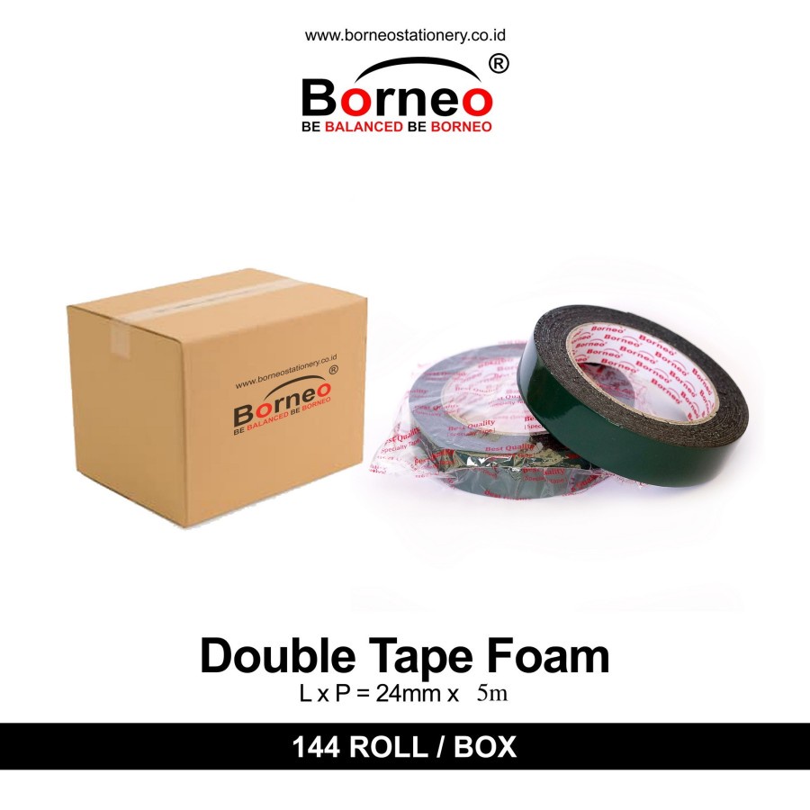 

Doubletape Foam Borneo 1 inch 24mmX5mm