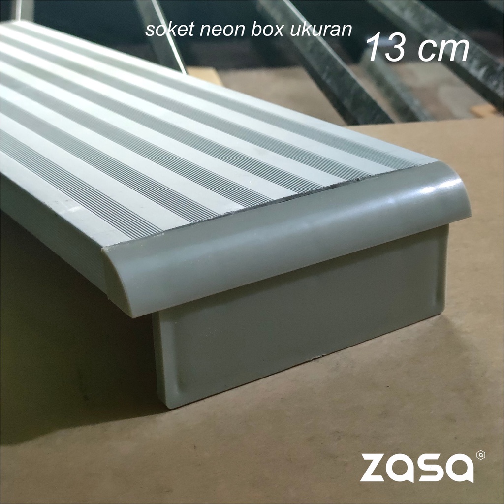 konektor neon box aluminium 13 cm