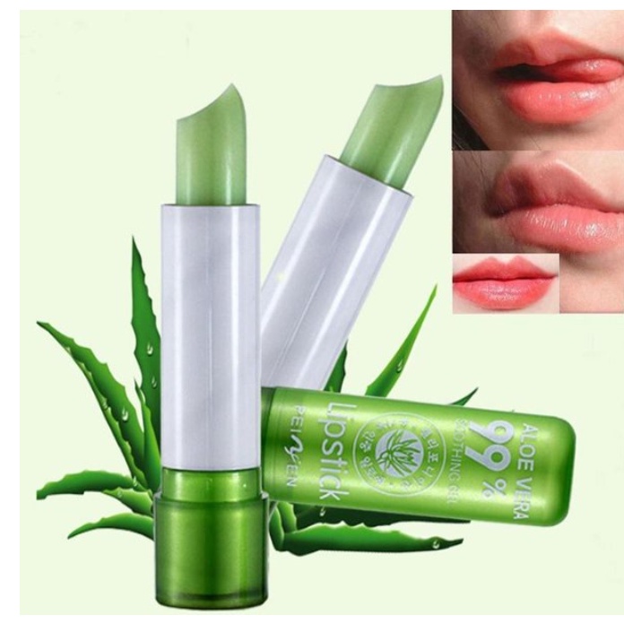 Lip Balm ALOE VERA 99% - Lipstick Soothing Gel - Lipbalm Pelembab Bibir