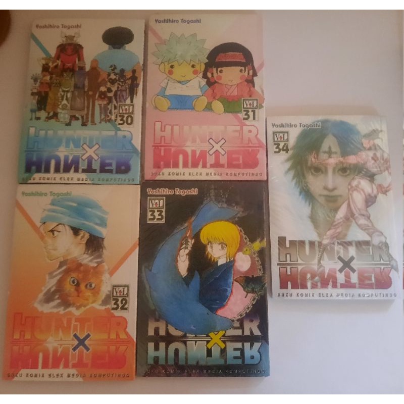(New) set komik Hunter x Hunter ( HxH ) Vol 30 31 32 33 34