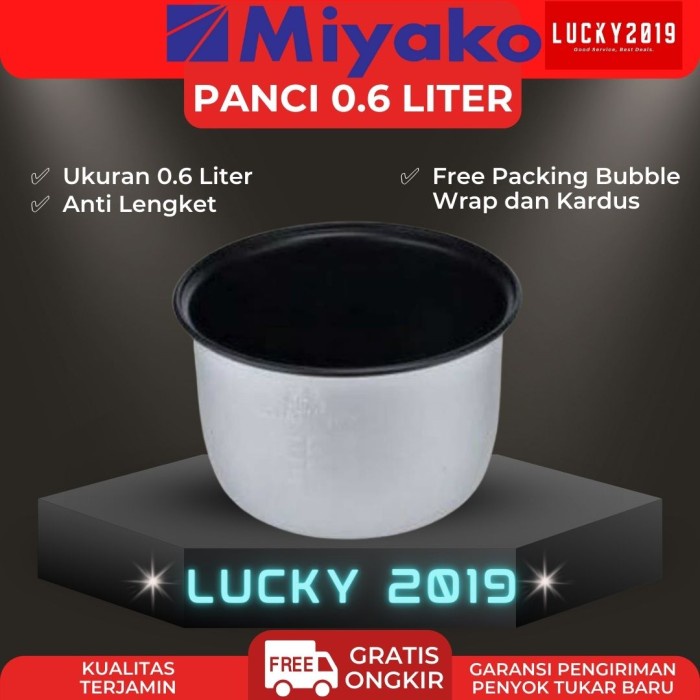 Rcook Panci Rice Cooker Miyako 0.6 Liter / Inner Pot Miyako 0.6L 606A