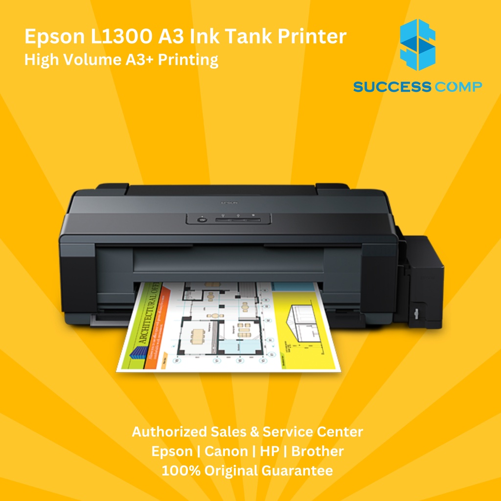 Jual Printer Epson L1300 A3 Originak Ink Print Only Shopee Indonesia 5322
