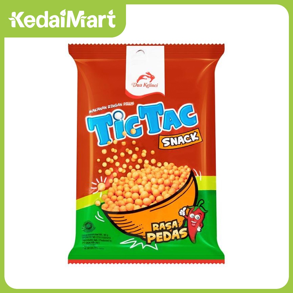 

Dua Kelinci Tic Tac Pedas 90 Gram