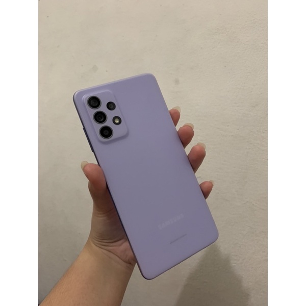 SAMSUNG A52 Second Fullset - Awesome Violet // 8GB/128GBe