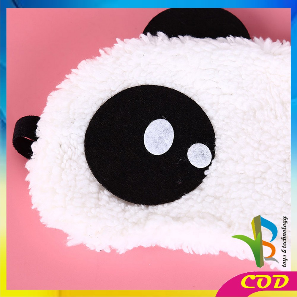 RB-C480 Penutup Mata Tidur Motif Panda / Penutup Mata Ekspresi / Masker Tidur Karakter Sleeping Eye Panda