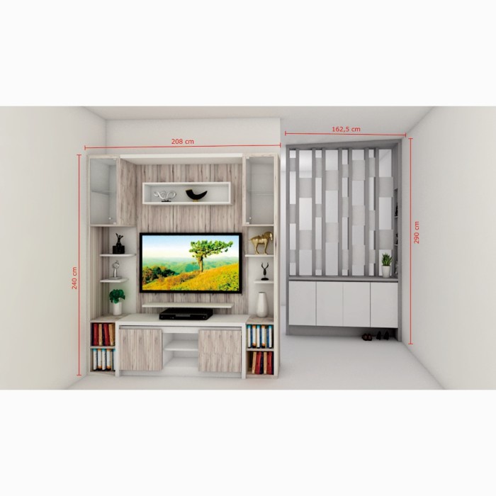 partisi ruangan minimalis modern hpl