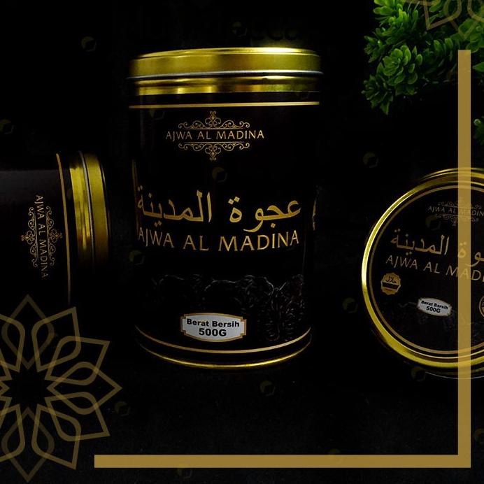 

✨Mall✨ Kurma Ajwa Kaleng 1kg Ajwa Al Madina Kurma Nabi Asli Madinah Grade A !