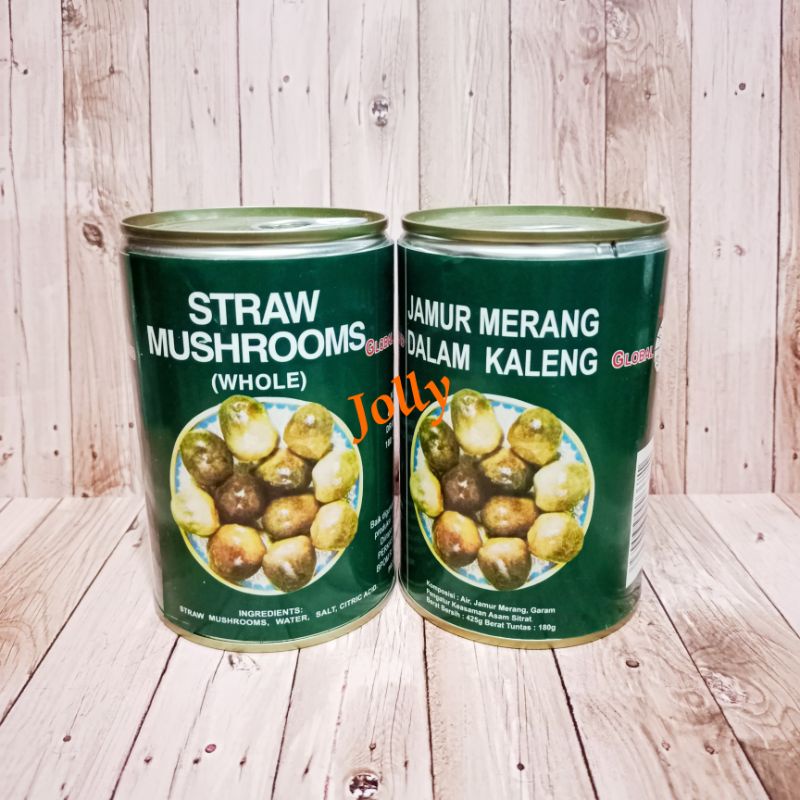 

Global Brand Straw Mushrooms / Jamur Merang / Chauko