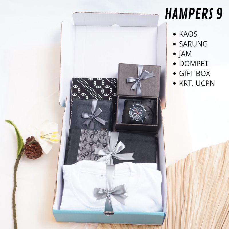 HAMPERS KADO HADIAH ULANG TAHUN COWOK PAKET MEDIUM