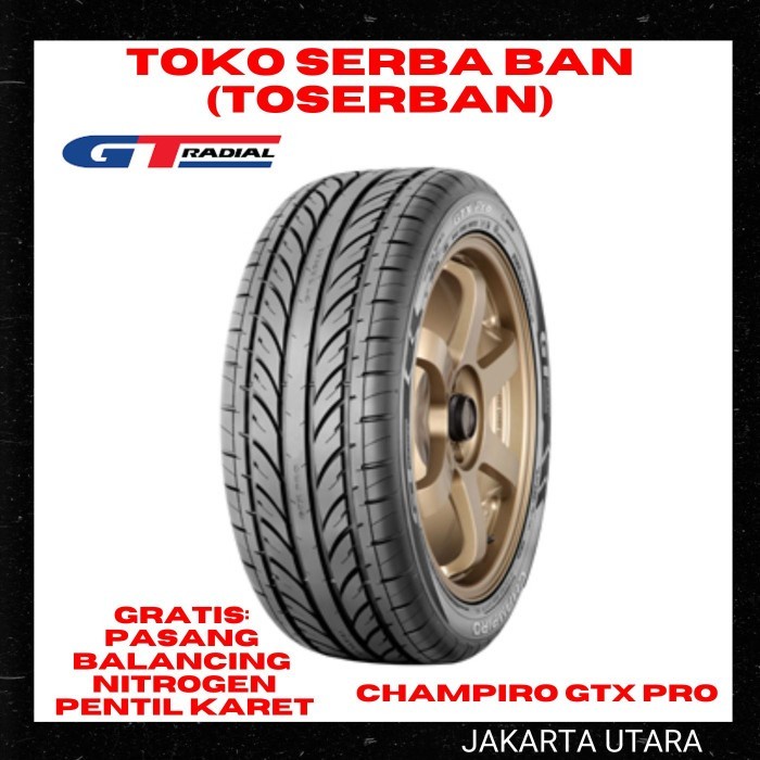 BAN MOBIL GT RADIAL 185/60 R14 185 60 14 Champiro Gtx Pro