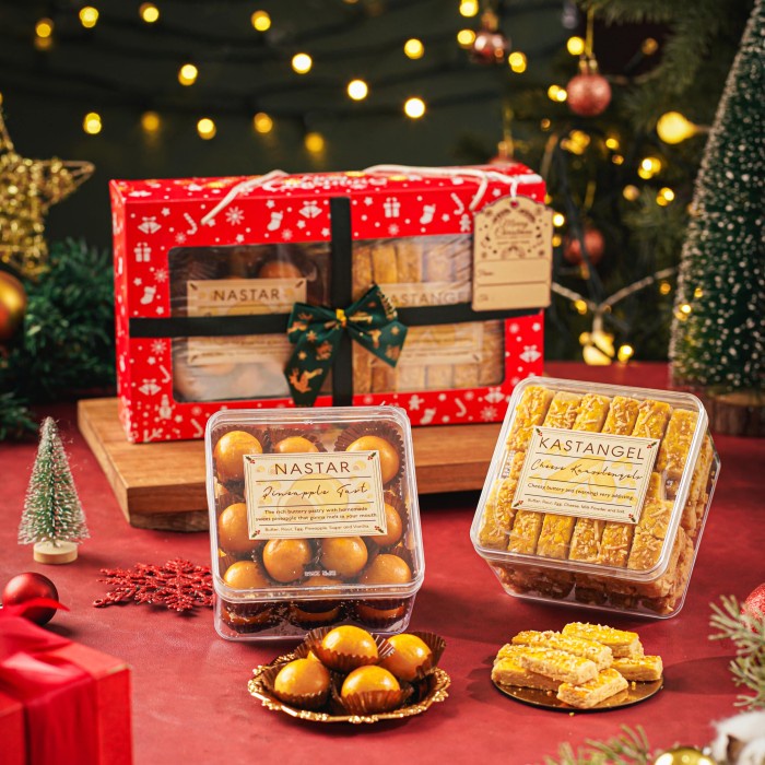

HAMPERS NATAL PARCEL KUE KERING / PAKET NATAL / PARCEL NATAL ISI 2 - COOKIES