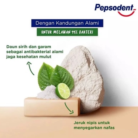 Pepsodent Pasta Gigi Action 123 Herbal 190g
