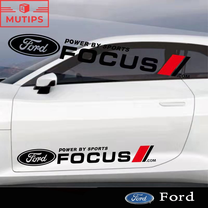 Ford 2Pcs Body Mobil Pintu Samping Anti Air Stiker Penutup Lecet Untuk Ecosport Focus Everest Mustang Fiesta Ranger