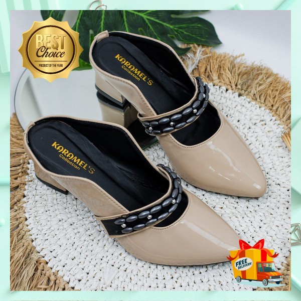 Hils Kondangan Wanita Elegan Viral Sendal Higheels High Heel Heels Cewek Haihils Highels Termurah Hi