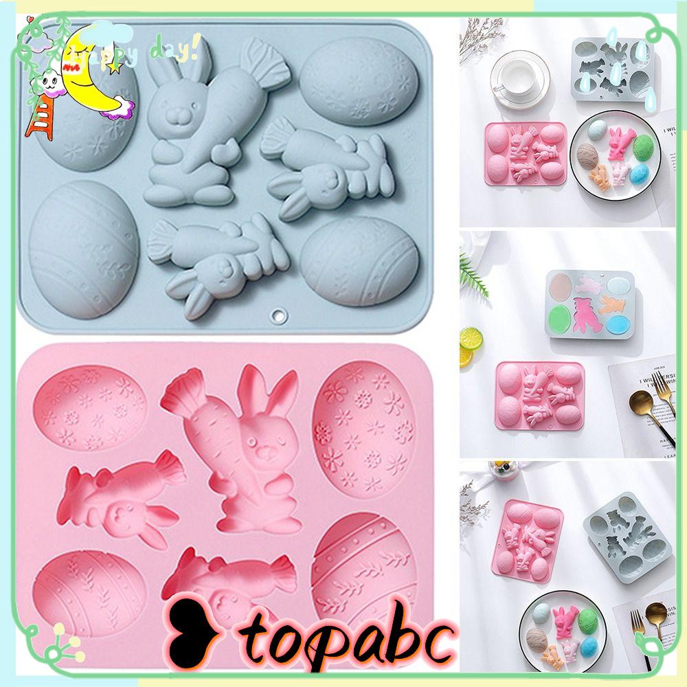 Top Easter Silicone Mold Handmade Cetakan Sabun Dekorasi Liburan 8rongga