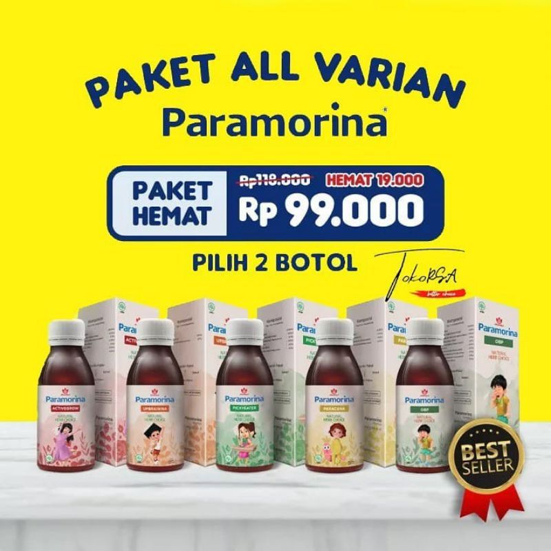 PARAMORINA All Variant (Pilih 2) Free Gift